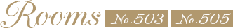Rooms No503 No505